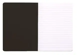 法國RHODIA 騎馬釘橫線筆記本/ A5/ Black/ Lined