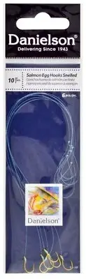 Danielson Hook Snelled Egg Sz 10
