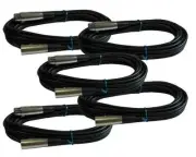 5Pack Lot 3Pin XLR male to female Microphone Mic Extension Cable 15 ft foot cord