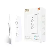 MOES 2.4GHz WiFi Wall Touch Smart Switch Neutral Wire Required, 3 Way...
