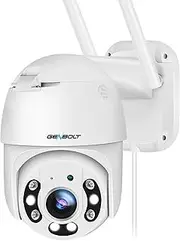 [GENBOLT] 2.5K Security Camera Outdoor with PoE, 2.4/5GHz Dual WiFi Surveillance CCTV IP Camera with Color Night, Auto Tracking Human/Vehicle Detection