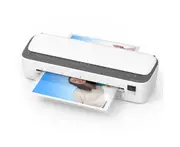 BISOFICE A4 Laminating Machine 9 inches Thermal Laminator Machine Desktop 6IN1 Multifunctional Hot and Cold Lamination with Paper Cutter Trimmer Rounder Ho