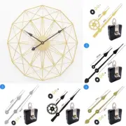 Simple Design DIY Clock Mechanism Replacement Set with Silent Quartz Movement