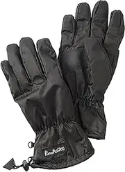PuroMonte GB064U Outdoor Gloves, Light Shell Rain Gloves, Black