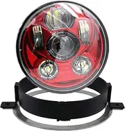 Motorcycle Headlight Motorcycle 5.75 inch Led headlight For VTX 1300 1800 5 3/4" LED Chrome Headlight Kit with Bracket For B