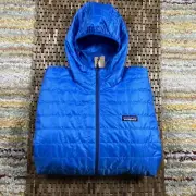 NWT Patagonia Nano Puff Hoody Hoodie Puffer Jacket Quilted Blue Men’s XXL