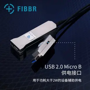 USB延長線fibbr菲伯爾光纖usb3.0延長線公對母Kinect體感 攝像頭會~新北五金專賣店