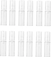 Healeved Plastic Empty Spray Bottles 12 Pack Fine Sunscreen Sprayer Bottles Press Pump Subpackaging Leakproof for Travel