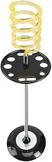 Stainless Steel Hair Dryer Stand, Floor-Standing Hair Dryer Hanging, Convenient Hairdressing Tools, Suitable for Hair Salons and Bathrooms,Yellow