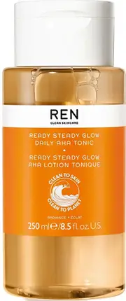 Ren cosmetics Radiance Exfoliating Skin Toner (Ready Steady AHA Daily Brightener) 250ml