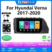 For Solaris Hyundai Verna Accent Reina Sedan 2017-2020 CarPlay Car Radio Player