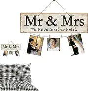Picture Frame Set - Picture Frames Suspend Picture Frames - Photo Wall Display Board for Memos, Notes In Bedroom, Living Room, Baby Room