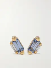[Suzanne Kalan] Suzanne Kalan - 18-karat Gold, Sapphire And Diamond Earrings - One size One size Gold