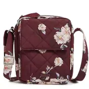 Vera Bradley Performance Twill Small Crossbody Purse Blooms and Branches