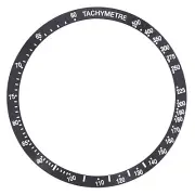 OMEGA SPEEDMASTER TACHYMETRE BEZEL INSERT 38.45 X 33.50 MM NEW