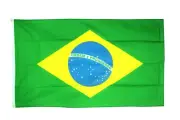 Brazil Flags & Bunting - 5x3' 3x2' & Giant 8x5' Table Hand - World Cup 2018