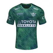 NRL 2025 Run Out Tee - Canberra Raiders - Jungle/Green - Adult - Mens