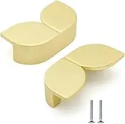 2Piece Half Moon Flowers Drawer Pulls Zinc Alloy Handles for Dresser Kitchen Cupboard 79mm