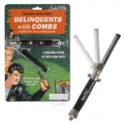 Delinquents with Combs, fun flip comb NEW, Archie McPhee Accoutrements Novelty