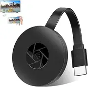 Wireless HDMI Dongle, Wireless Display Dongle Adapter, 1080P Streaming Media Video Sound, Media Streaming Dongle Receiver for Phone/PC/Tablet to HD Display TV Projector (black)
