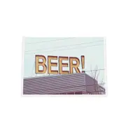 Galrie Vintage Beer Sign Fine Art Photography Print, White Frame, A4 21 x 30cm (8 x 12inch)