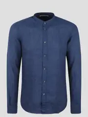 [Brian Dales] Brian Dales-Shirts Blu-Uomo 39 COLLAR