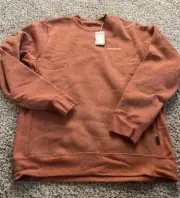 NWT PATAGONIA Men's M Women’s L SISU BROWN Fitz Roy Icon Uprisal Crew Sweatshirt