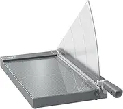 Leitz Precision Office Pro Paper Cutter A3, Guillotine, Cuts 25 Sheets, 457mm Cut Length, Precision Steel Blade, Premium Glass Base, Alignment Guide with Edge Glow & Blade Guard, 90240000