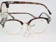 Top-Quality Round Reading Glasses Retro Glasses +1.25