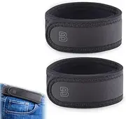 [BeltBro] Pro Pairs For Men – Next Generation Buckle-Free Elastic Belt With Ultra-Soft Edge Padding - Fits 1.5 Inch Belt Loops