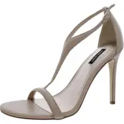 Nine West Womens MELIKE3 Beige Dressy Heels Sandals 7.5 Medium (B,M) BHFO 8968