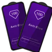 2x Anti Blue/Glare Light Glass Protector For iPhone 16 15 14 13 12 11 X Pro Max