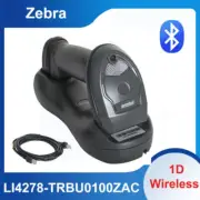 Symbol Zebra LI4278 Wireless Bluetooth 1D Barcode Scanner Kit LI4278-TRBU0100ZAC