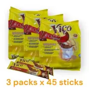 VICO Original 3 in 1 Chocolate Malt Drink ~ 3 Packs (15s x 32g each) Halal