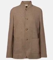 [Loro Piana] Loro Piana Linen jacket AU 12 brown