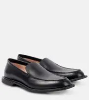 [The Row] The Row Nic leather loafers AU 8 black