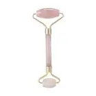 Natural Rose Quartz Facial Jade STone Roller Beauty Massage Tool Face Massager