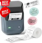 B1 Label Maker, Portable Thermal Bluetooth Printer with Auto Identification, for
