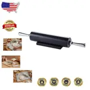 Lightweight 18-Inch Non-Stick Marble Rolling Pin with Elegant Aluminum Handles