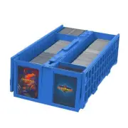 2 BCW 1600 Blue Plastic Collectible Card Bins