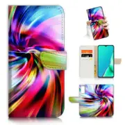 ( For Vivo Y22s ) Wallet Flip Case Cover AJ23839 Tie Dye
