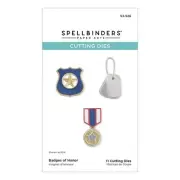 Spellbinders Etched Dies From Storytelling-Badges Of Honor 5A002CDC-1GFVS