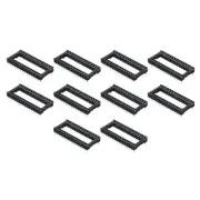 40pcs DIP IC Chip Socket Adapter Flat Pin 40P 2.54mm Pitch IC Socket 15.2mm