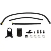 Mishimoto Baffled Oil Catch Can Compatible Black for 2018+ Jeep Wrangler JL 3.6L