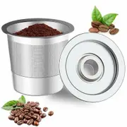 Reusable K Cups Coffee Pods Universal Stainless Steel Coffee Filter Compatible with Keurg 1.0 Coffee Maker Machine
