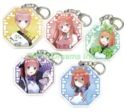 Set of 5 Quintessential Quintuplets Acrylic Keychain Miku Itsuki Nino Yotsuba v3