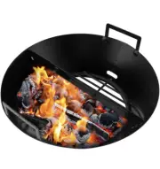 14”Lump Weber Charcoal Fire Basket, Grill Ash W Baffle Plate Kamado Joe Classic
