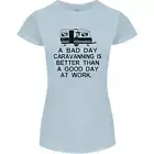 A Bad Day Caravanning Caravan Funny Womens Petite Cut T-Shirt