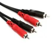 Hosa CRA-206 Stereo Interconnect Dual RCA Cable - 20 foot