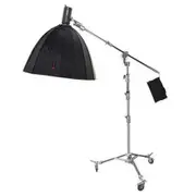 Jinbei M6 2-in-1 Steel Boom Stand with Casters